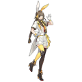 "One-Eyed Rabbit Knight" Full artwork