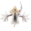 Angelus' original sprite. They were slightly changed when she became playable.